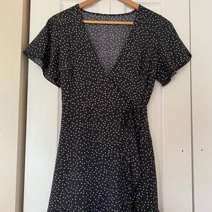 Polkadot Wrap Dress